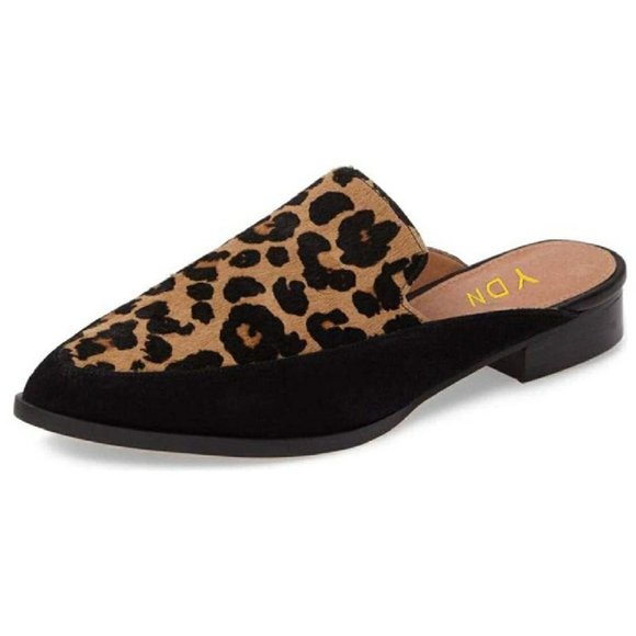 FSJ Shoes - YDN Women Low Heels Mules Slip On Flats Loafer